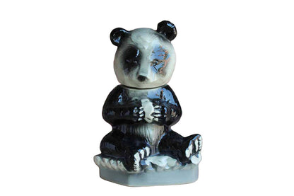 Ezra Brooks 1972 Ceramic Panda Bear Decanter (Empty)