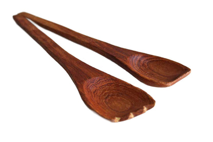 Teak Wood Salad Fork and Spoon Set