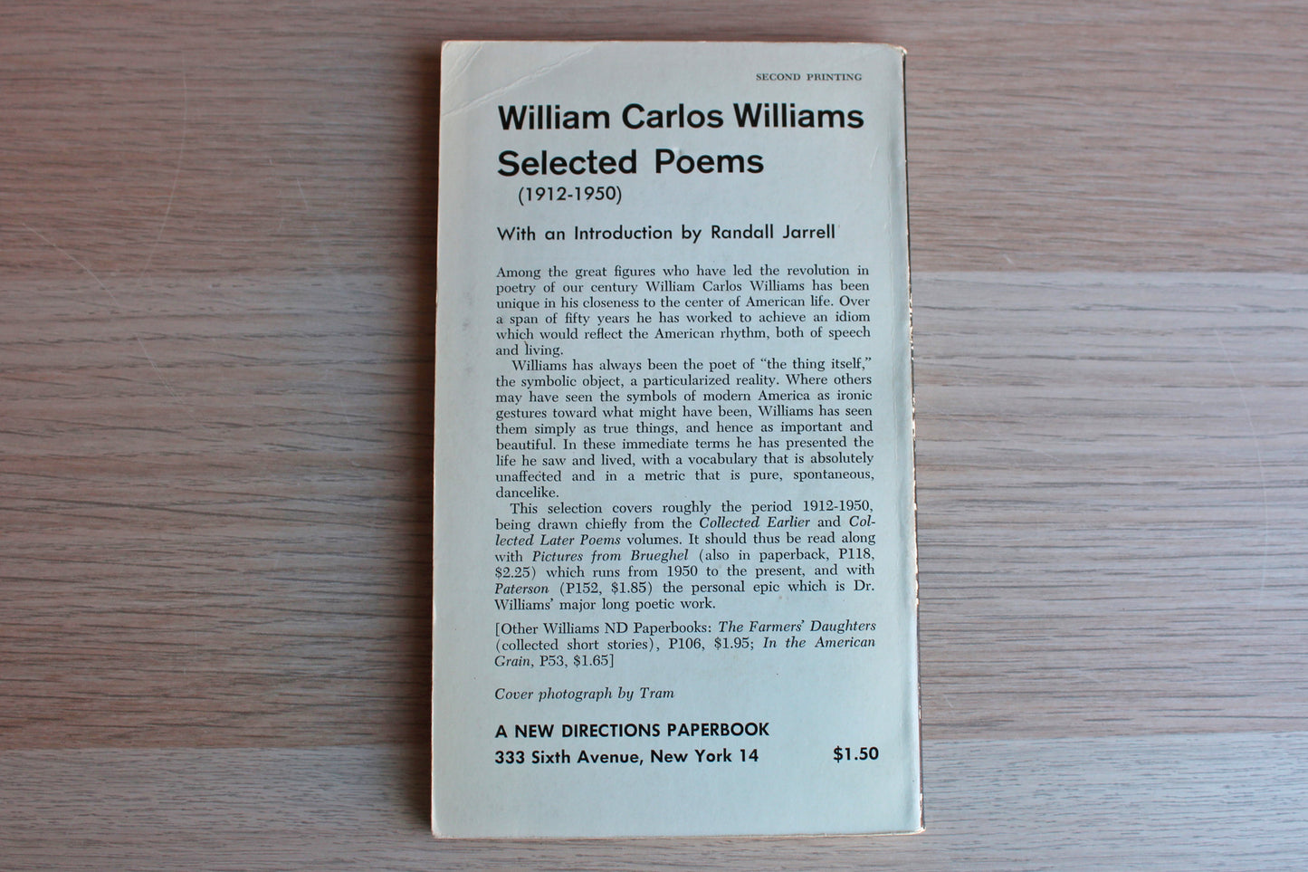 The Selected Poems of William Carlos Williams