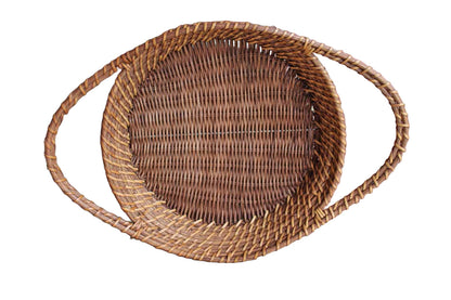 Hand-Weaved Wire Framed Casserole Carrier Trivet