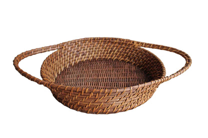 Hand-Weaved Wire Framed Casserole Carrier Trivet