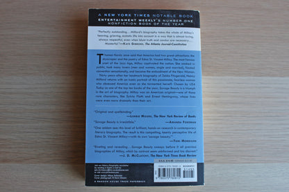 Savage Beauty:  The Life of Edna St. Vincent Millay by Nancy Milford