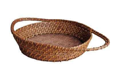 Hand-Weaved Wire Framed Casserole Carrier Trivet