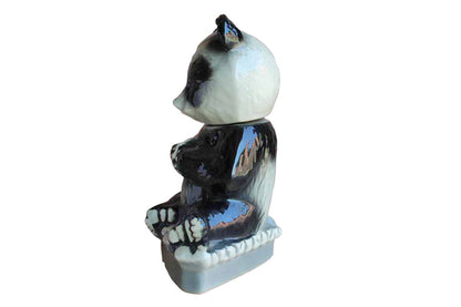 Ezra Brooks 1972 Ceramic Panda Bear Decanter (Empty)