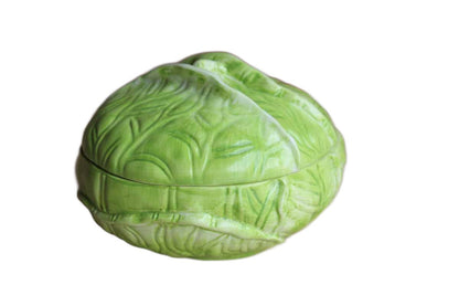 American Atelier at Home Covered Earthenware Green Lettuce Dish