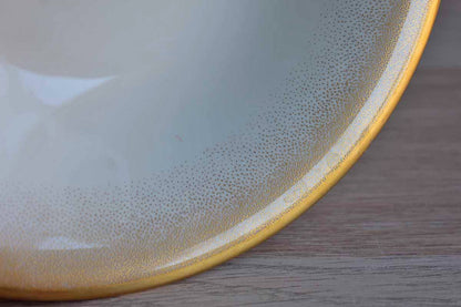 Rosenthal (Germany) Round Pedestal Dish with Gold Speckled Rim