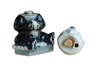 Ezra Brooks 1972 Ceramic Panda Bear Decanter (Empty)
