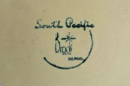 Brock (California) South Pacific Large Serving Platter with Mango Decoration