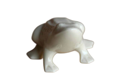 Porcelain Frog Figurine