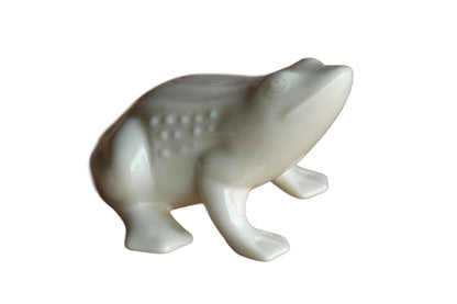 Porcelain Frog Figurine