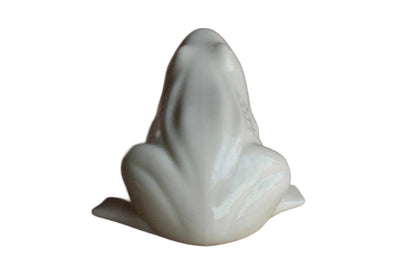 Porcelain Frog Figurine