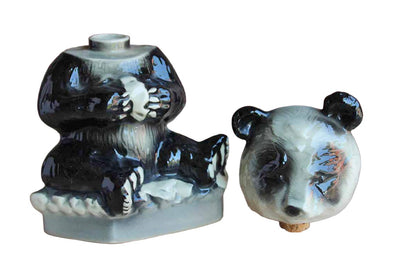 Ezra Brooks 1972 Ceramic Panda Bear Decanter (Empty)