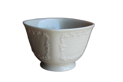 Lenox China (USA) Canterbury Collection Scroll and Trellis Embossed Porcelain Bowl