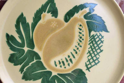 Brock (California) South Pacific Large Serving Platter with Mango Decoration