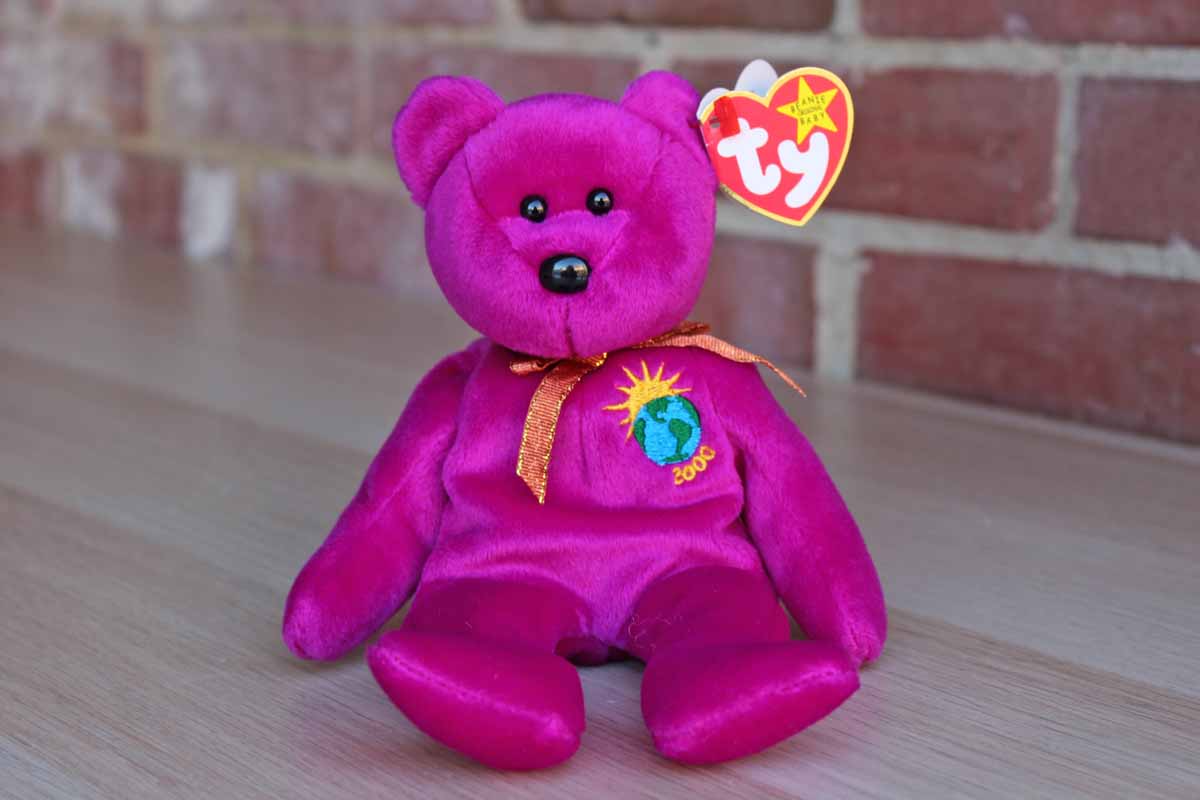 Ty Inc. (Illinois, USA) 1999 Millennium the Purple Bear Beanie Baby