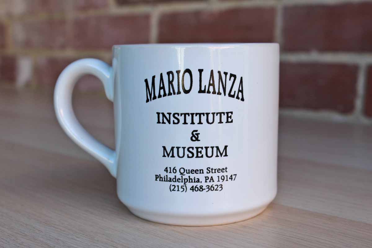 Mario Lanza Institute & Museum Handled Ceramic Mug