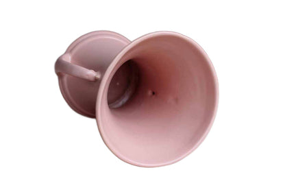Abington Art Pottery (Virginia, USA) Handled Vase with Matte Pink Glaze