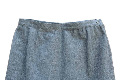 Pendleton Woolen Mills (Oregon, USA) Gray Wool Pencil Skirt, Size 14