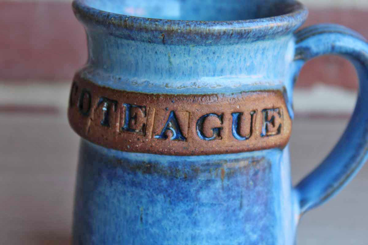 Chincoteague Blue Glazed Drink Mug