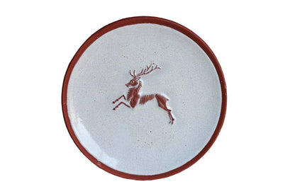 Leaping Stag Decorative Trinket Dish/Wall Plate