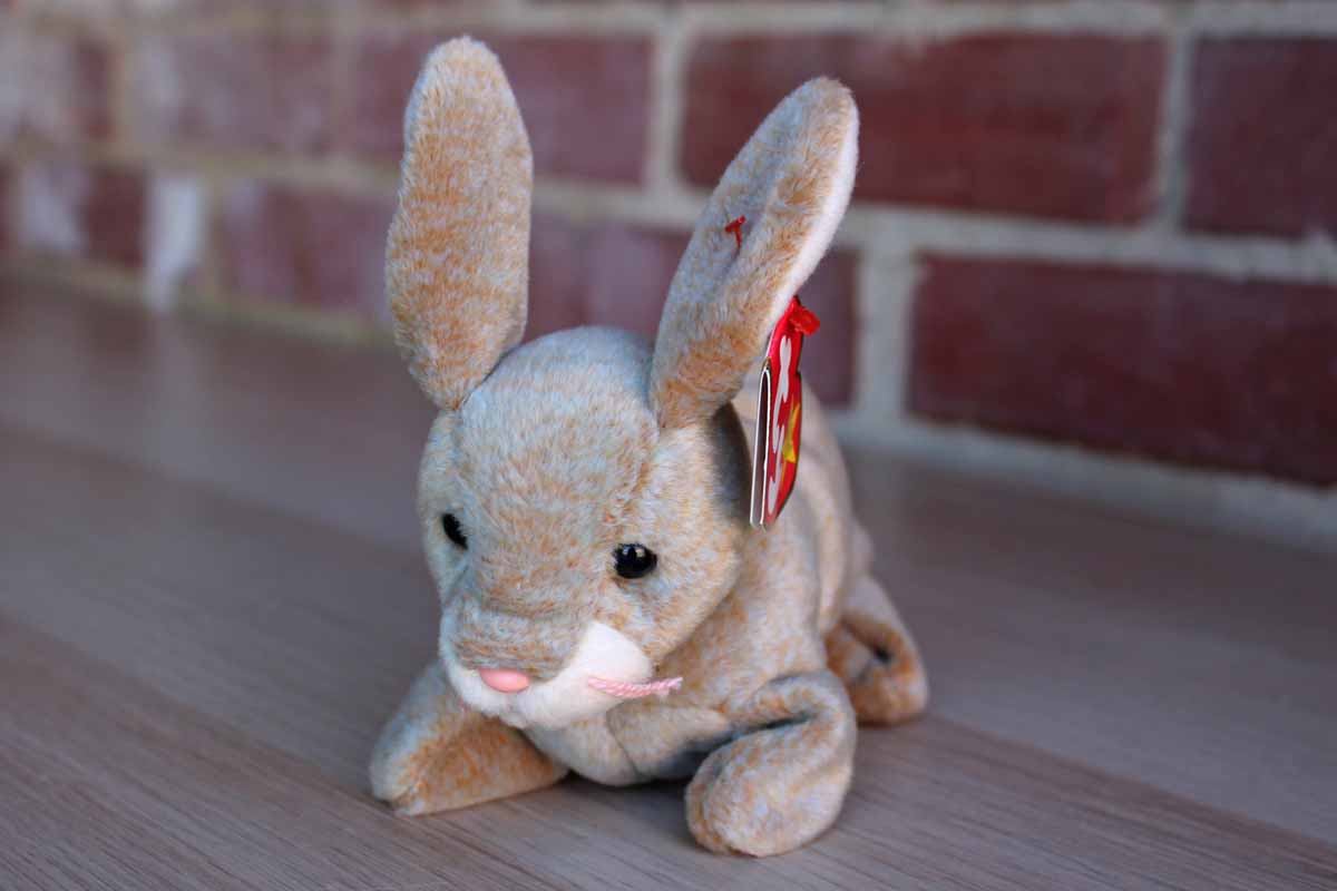 Ty Inc. (Illinois, USA) 1998 Nibbly the Rabbit Beanie Baby