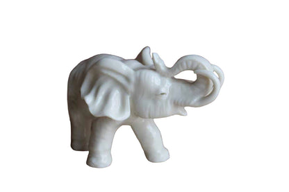 Blanc de Chine Porcelain Elephant Figurine