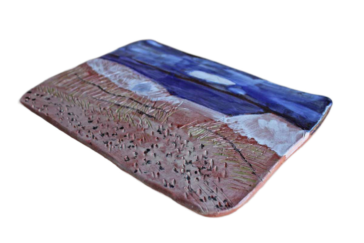 Hand Made Ceramic Beach Scene
