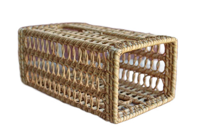 Hand-Weaved Reed Tissue Paper Storage Box