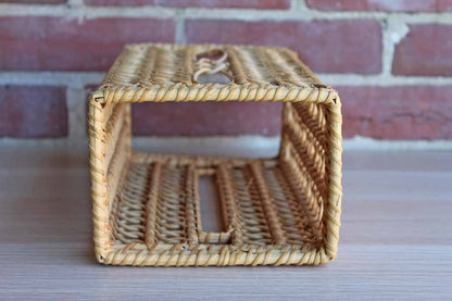 Hand-Weaved Reed Tissue Paper Storage Box