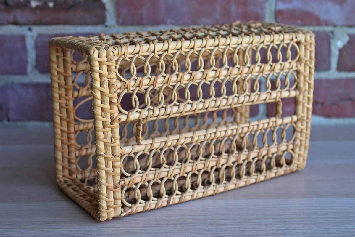 Hand-Weaved Reed Tissue Paper Storage Box