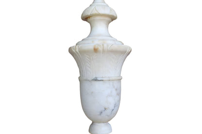 Old Solid Alabaster Lamp