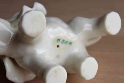 Blanc de Chine Porcelain Elephant Figurine