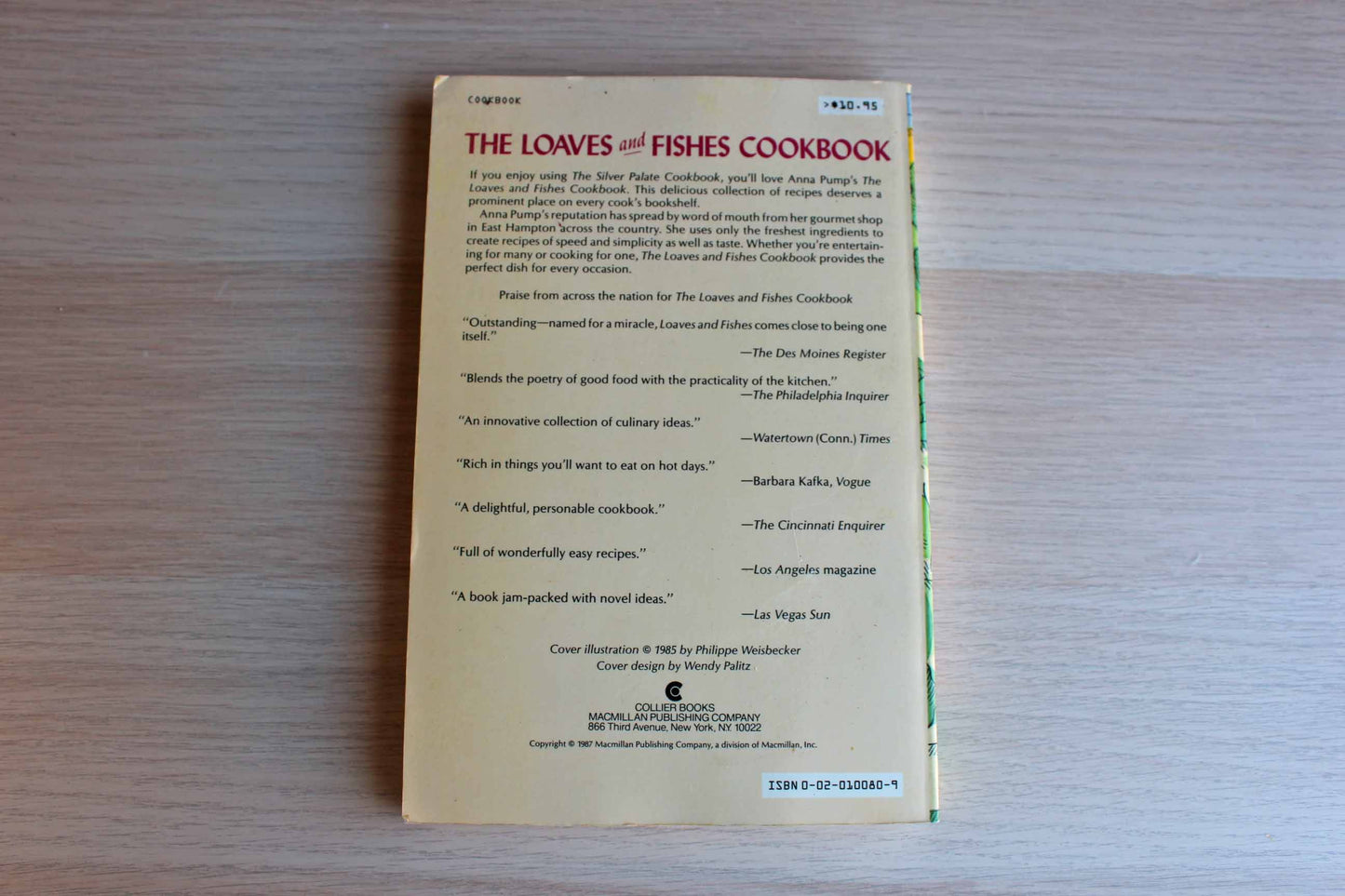 The Loaves and Fishes Cookbook by Anna Pump The Standing Rabbit