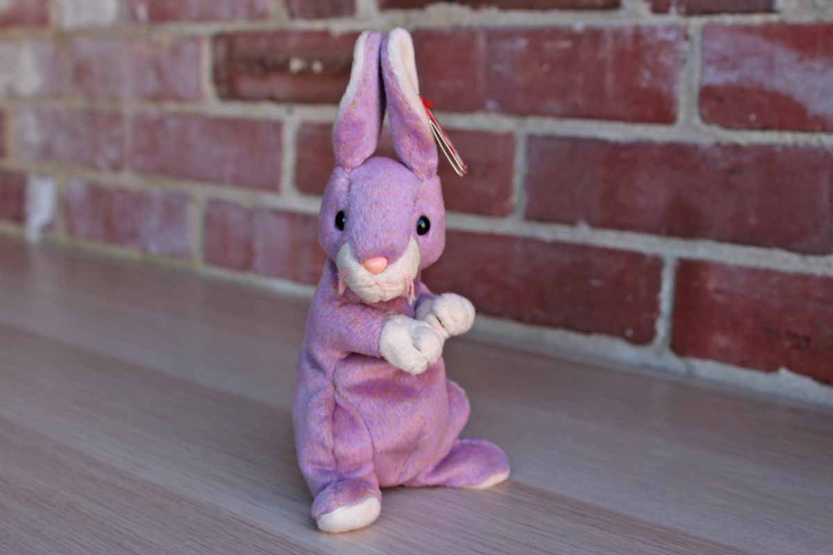 Ty Inc. (Illinois, USA) 2000 Springy the Purple Rabbit Beanie Baby