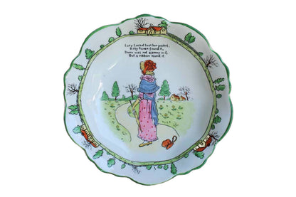 B.R. & Co. (England) Porcelain Nursey Rhymes Bowl