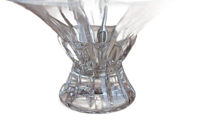 Royal Limited (Czech Republic) 24% Lead Crystal Pedestal Bowl with Flared Rim