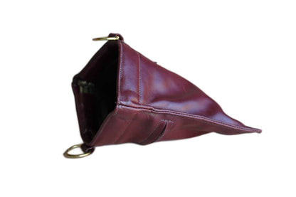 Etienne Aigner (New York, USA) Antic Red Leather Small Flex Frame Purse