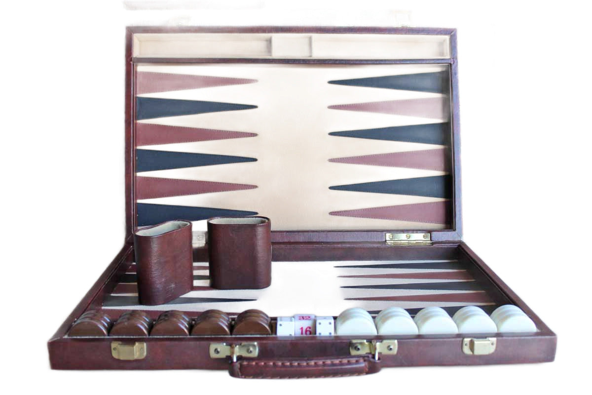 Travel Backgammon Briefcase