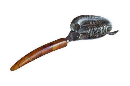 Stainless Steel Cocktail Strainer with Tortoiseshell Bakelite Handle