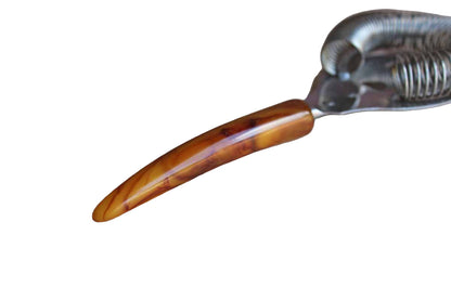 Stainless Steel Cocktail Strainer with Tortoiseshell Bakelite Handle