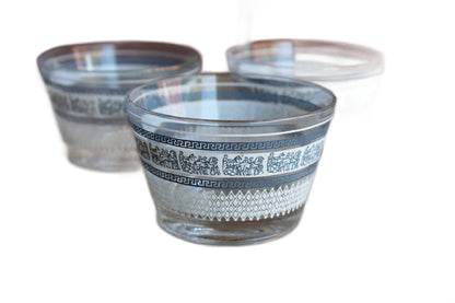 Jeannette Glass Company (Pennsylvania, USA) Patrician Blue Snack Bowls, Set of 3