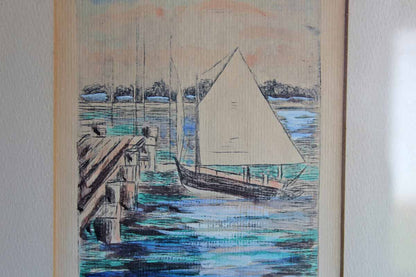 Signed Lithographs of Provincetown by E. Oliver