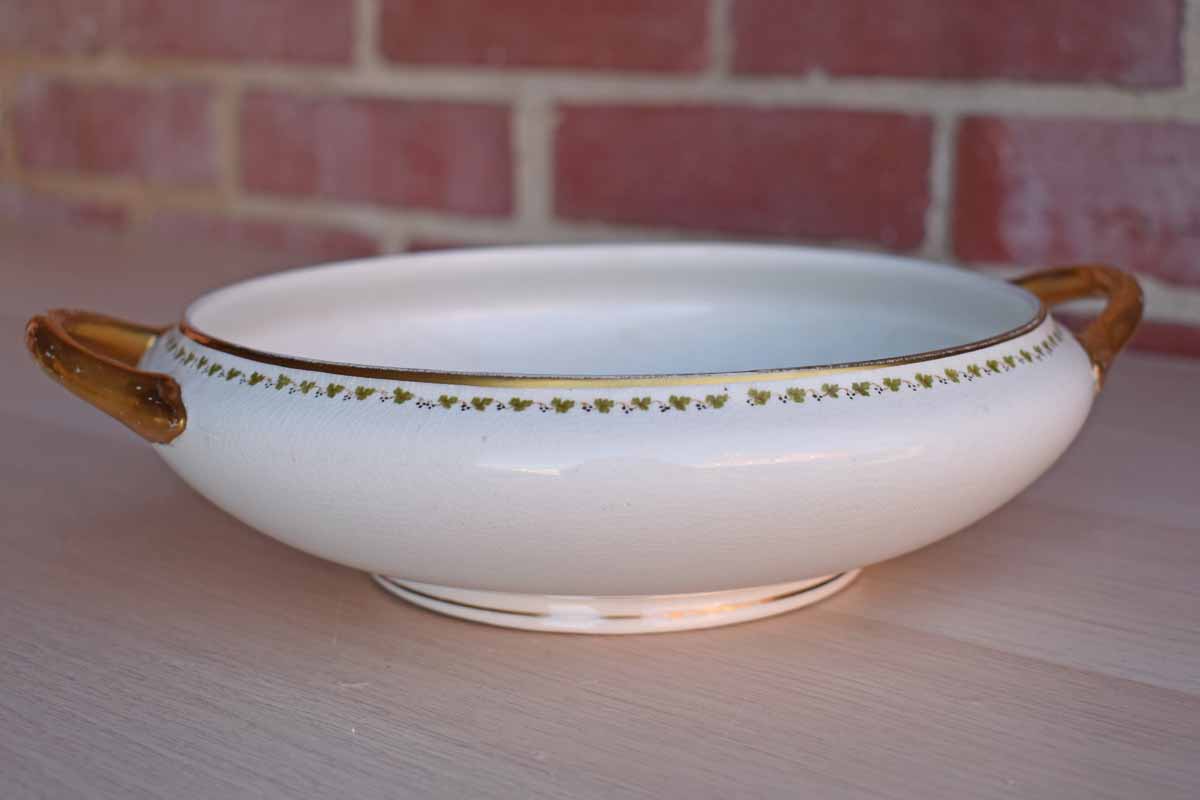 Johnson Brothers (England) Bone China Serving Dish with Band of Berries and Leaves