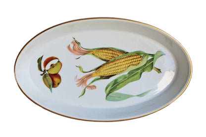 Royal Worcester (England) Evesham Gold Trimmed Oval Baking Dish