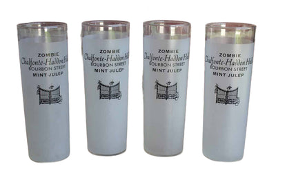 Chalfonte-Haddon Halls Bourbon Street Mint Julep Zombie Glasses, Set of 4