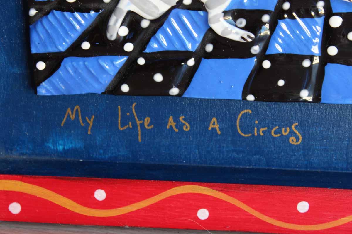 Chesapeake East Ceramics (Maryland, USA) "My Life As A Circus" Ceramic Wall Art