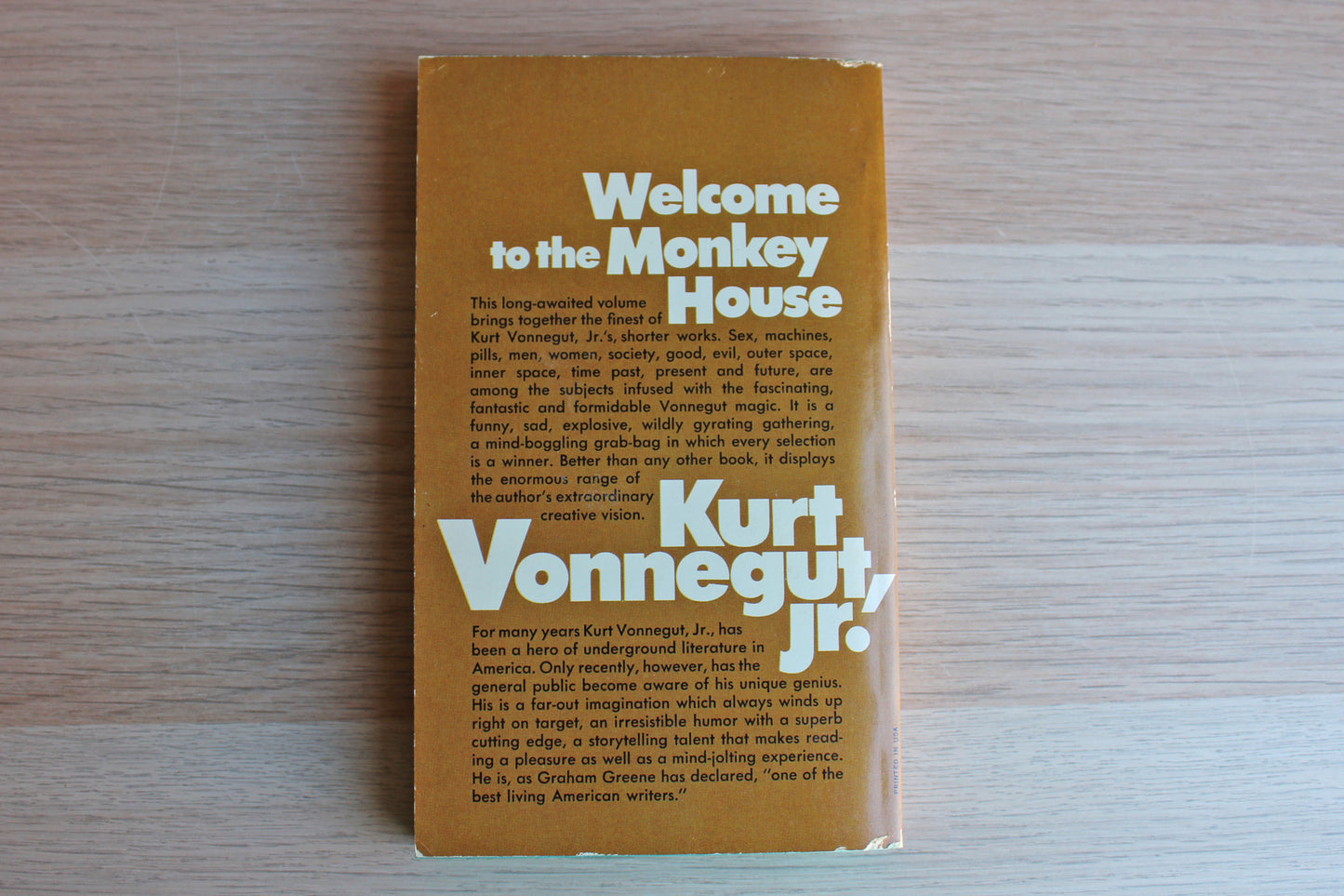 Welcome to the Monkey House by Kurt Vonnegut, Jr.