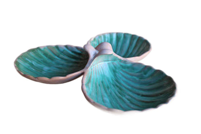 Stangl Pottery (New Jersey, USA) Clamshell Shaped Divided Dish