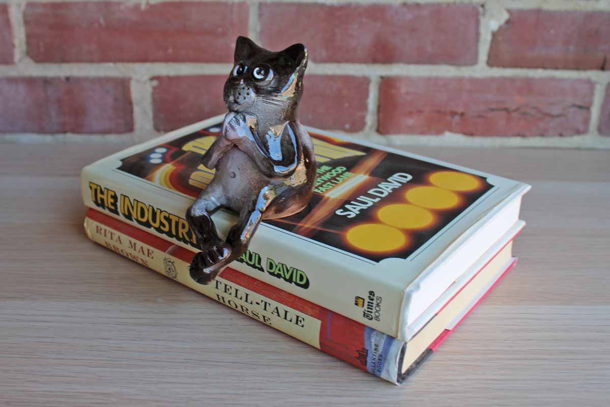 Ceramic Sitting Cat Figurine