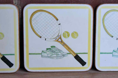Pimpernel (England) Tennis Racquet Coasters